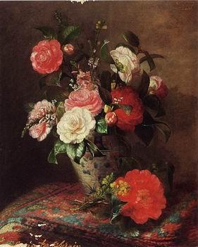 unknow artist Floral, beautiful classical still life of flowers 026 France oil painting art
